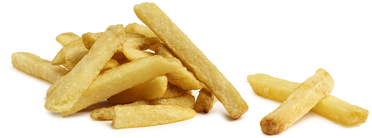 Hoff coated fries glatt 10x10mm   1,8kg