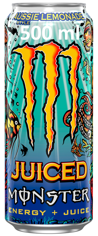 Monster aussie lemonade bx 24x500ml