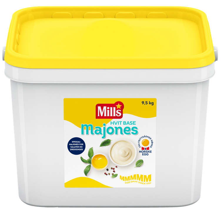 Basemajones hvit   9,5kg