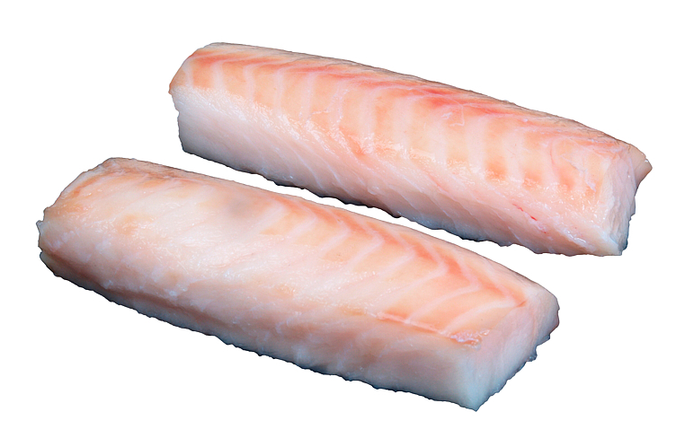 Alaska pollock loins 120-140g 10% glasering 2,5kg