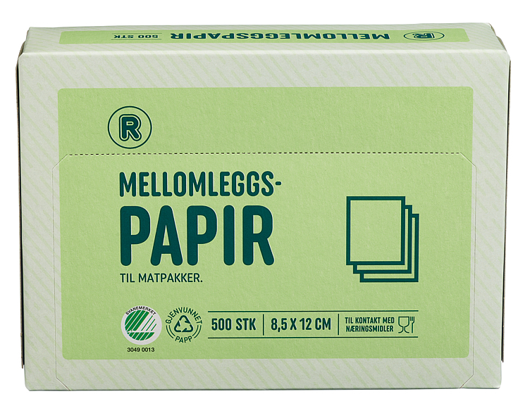 Mellomleggspapir   500ark