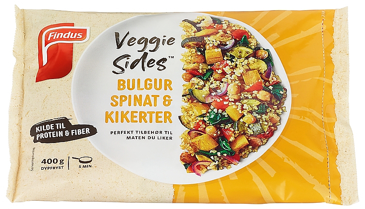 Bulgur spinat & kikerter 400g