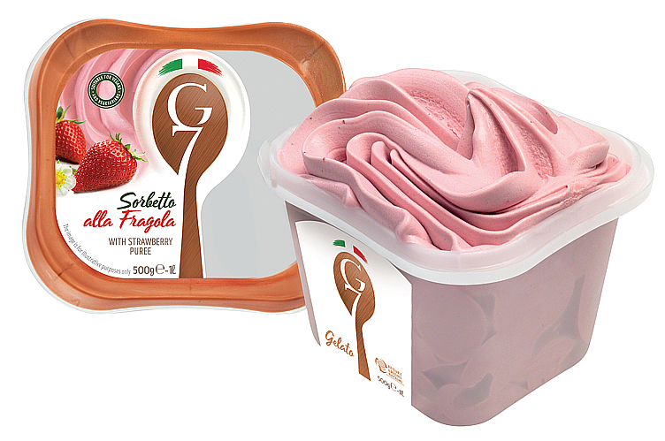 Strawberry sorbet fragola   1l