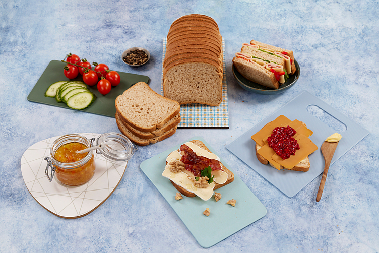 Matpakkebrød grovt formstekt skåret   9x750g