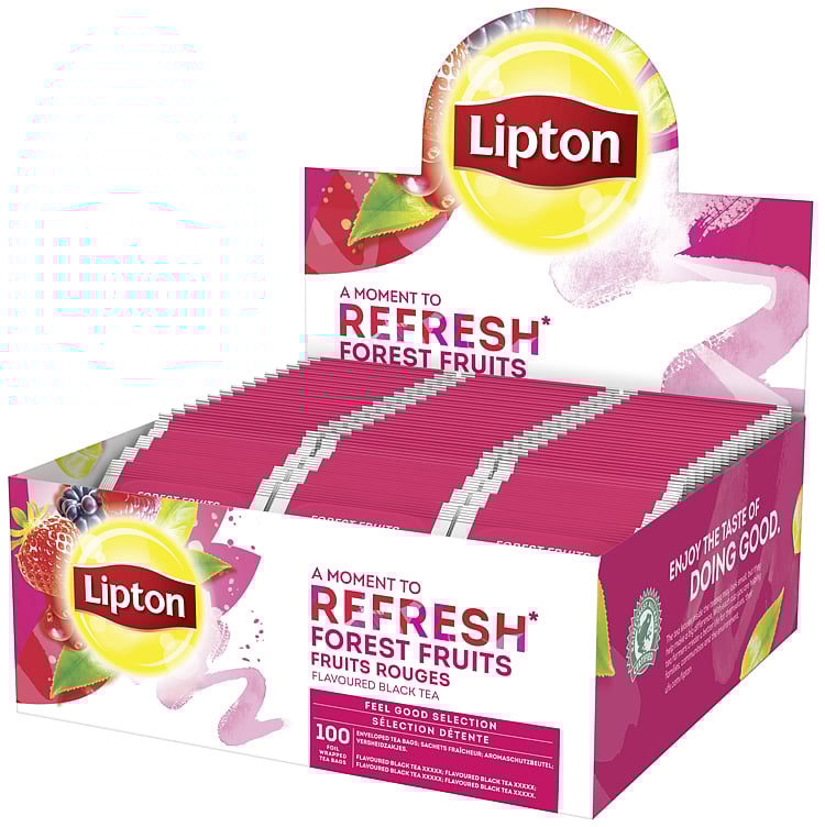Lipton forest fruit tea 160g 100bg