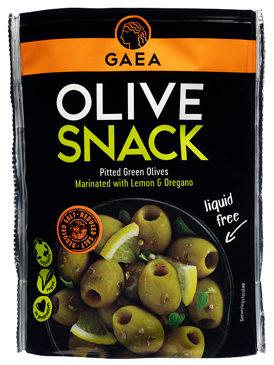 Olive snack lemon & oregano 65g