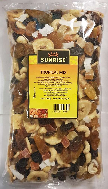 Tropisk mix 10kg