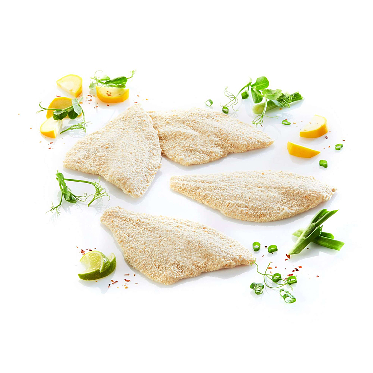 Rødspette enkeltpanert 70-100g  5kg