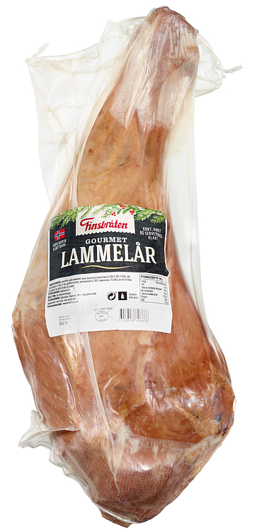 Lammelår varmrøkt/kokt   3xca1,2kg   kg