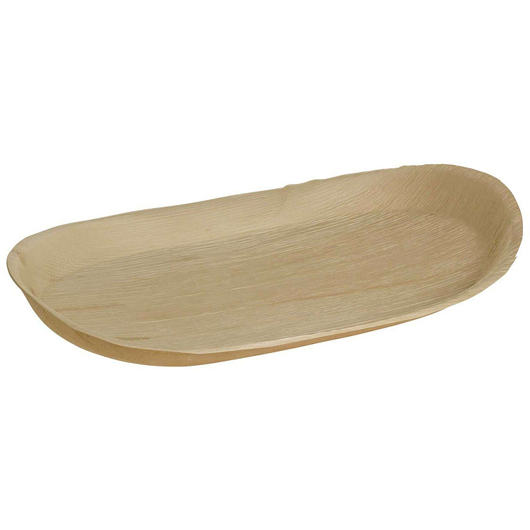 Tallerken oval 48x24cm palmeblad   50stk