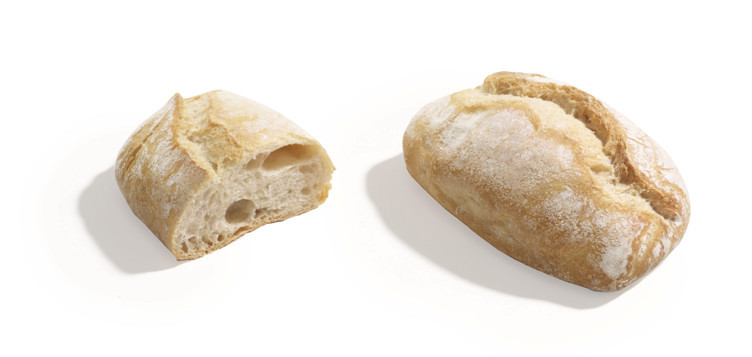 Mini pagnottella rustica chiabatta 35x45g