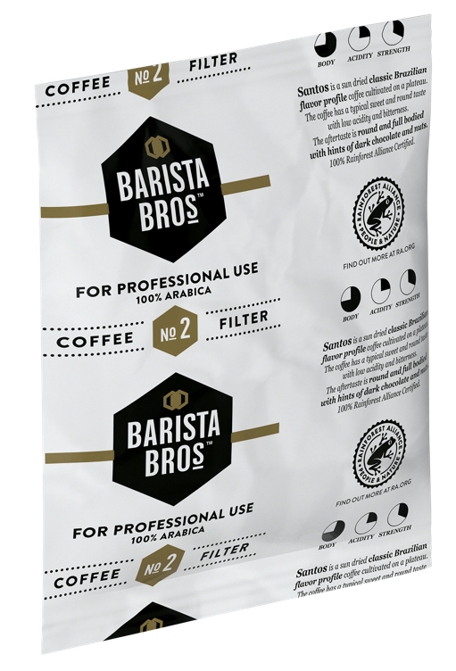 Barista bros no2 santos coffee filter 60x110g