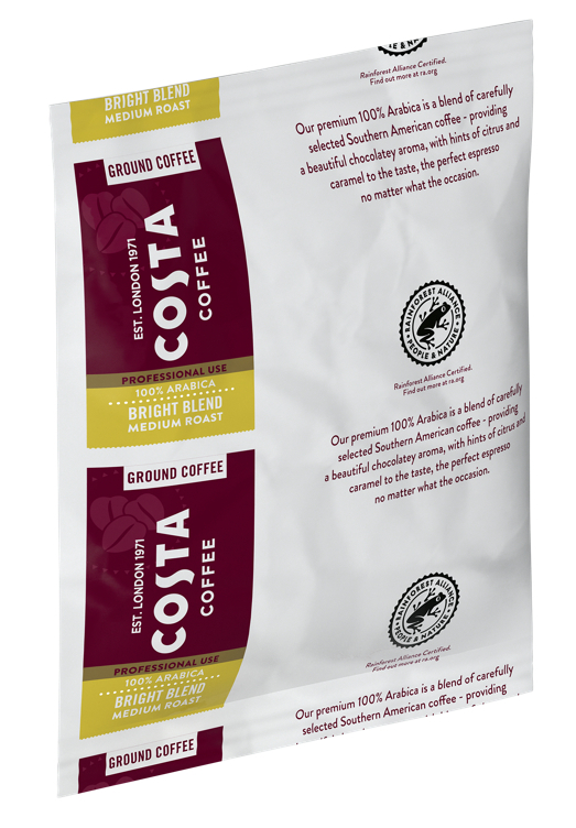 Costa bright blend roast and ground filter  60x110g