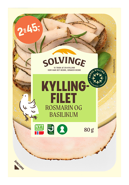 Kyllingfilet basilikum   80g