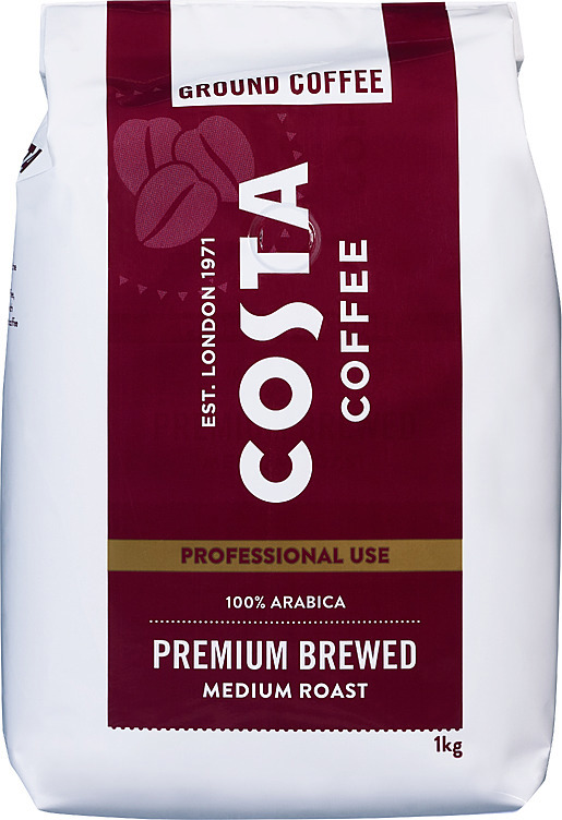 Costa premium brewed medium roast and ground filter  6x1kg