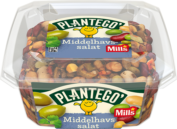 Middelhavs bønne- & olivensalat 300g