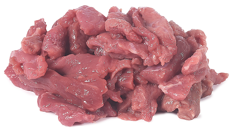 Storfe pizzastrimler ca2,5kg   kg