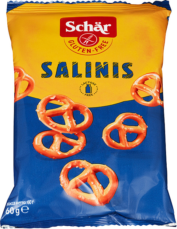 Salinis salte kringler glutenfri   60g
