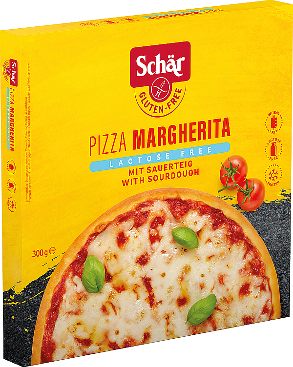 Pizza margherita glutenfri 300g