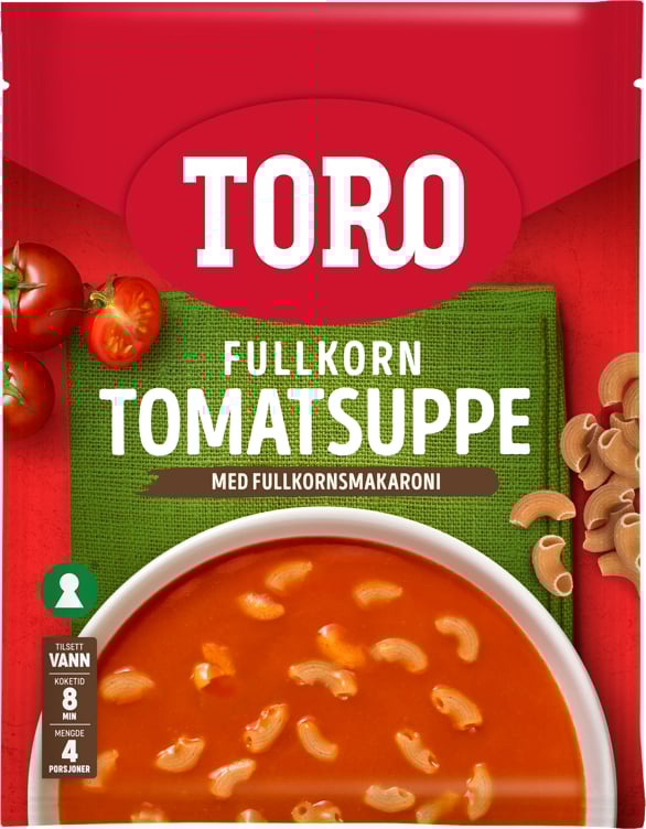Tomatsuppe fullkornsmakaroni  127g