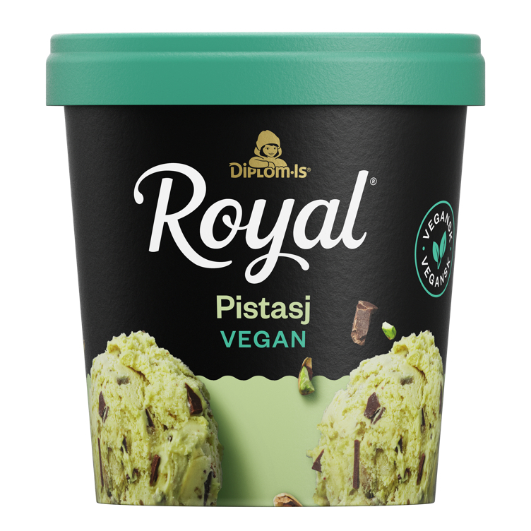 Royal oat ice cream pistasie and chocolate bites  0,5l