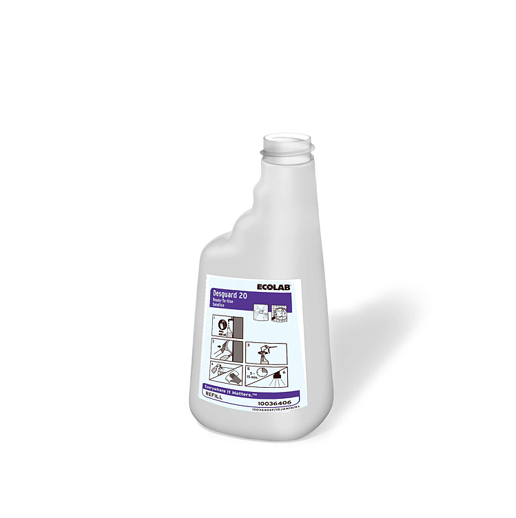 Plastflaske 650ml desguard 20 1x6stk