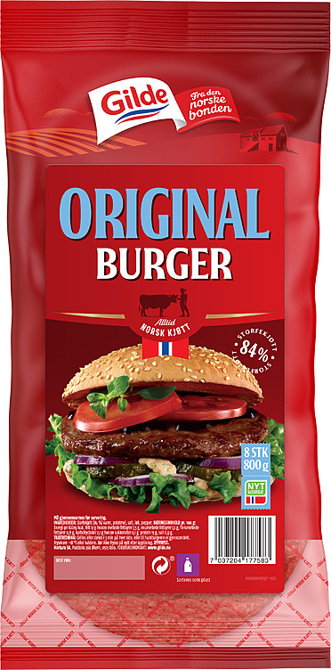 Original burger 800g