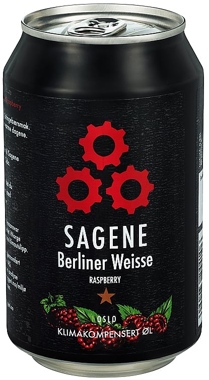 Sagene berliner weisse raspberry bx 3,7% 24x0,33l