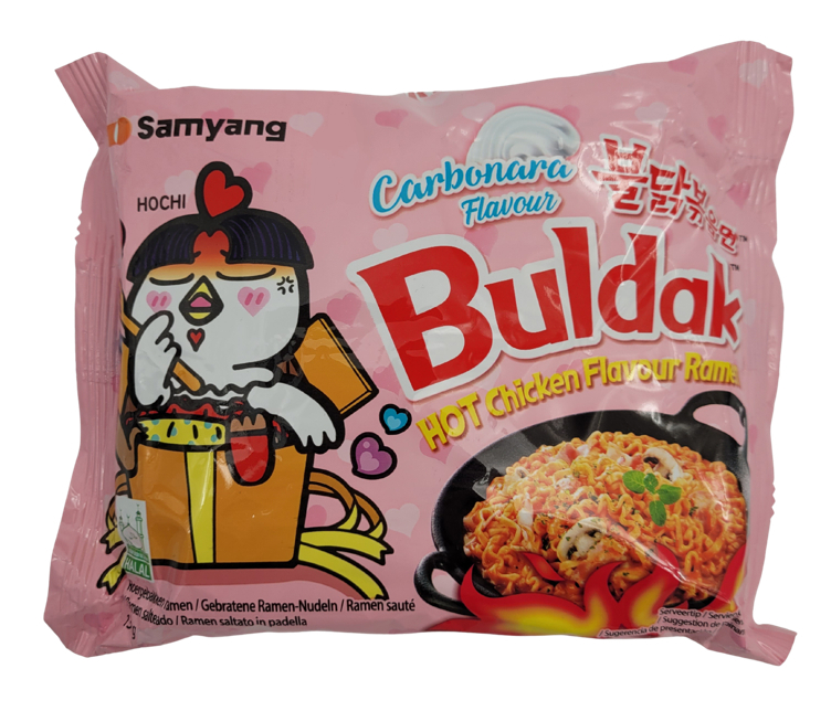 Hot chicken ramen carbonara  5x140g