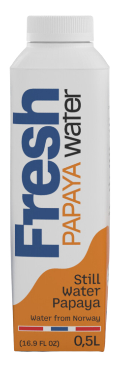 Vann med papayasmak 0,5l