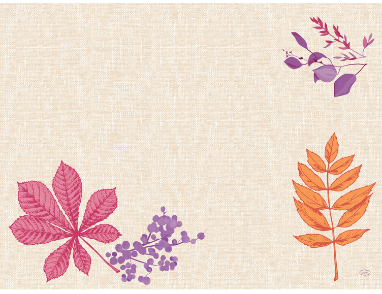 Bordbrikke dunicel bright autumn 30x40cm   100stk