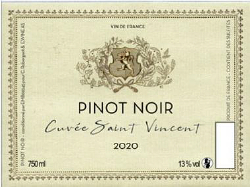 Pinot noir st vincent   13%   75cl