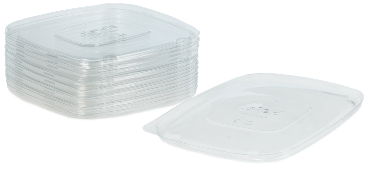 Lokk cube firkant rpet900/1200ml 50stk