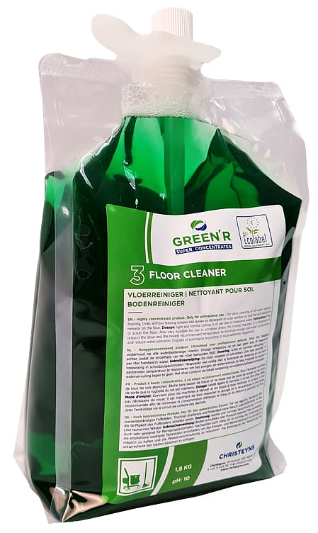 Green r superconcentrates 3 floor box   3x1,8kg