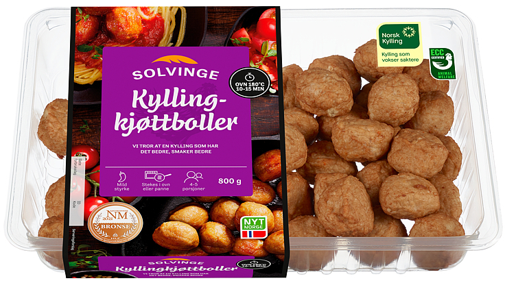 Kyllingkjøttboller 800g