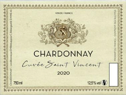 Chardonnay st vincent   12%   75cl