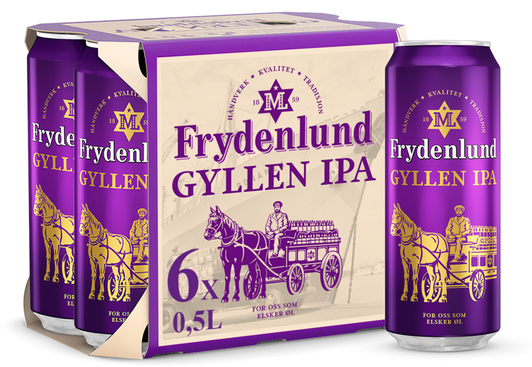 Frydenlund gyllen ipa   4,5%   24x50cl