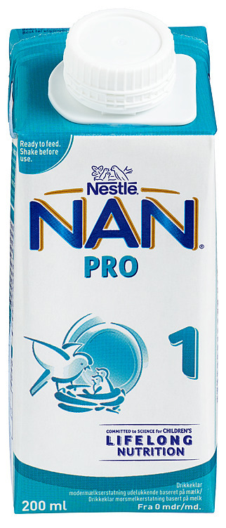 Nan pro 1 drink ready from 0 month   200ml