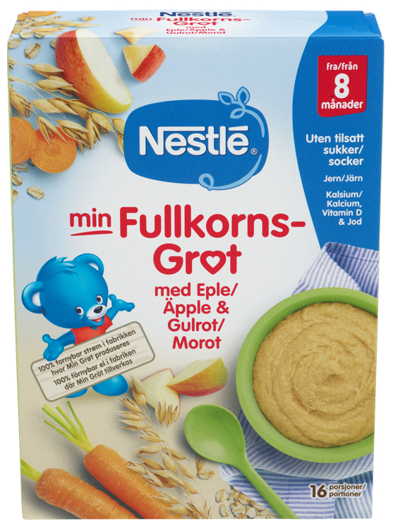 Whole grain porridge 8m  450g