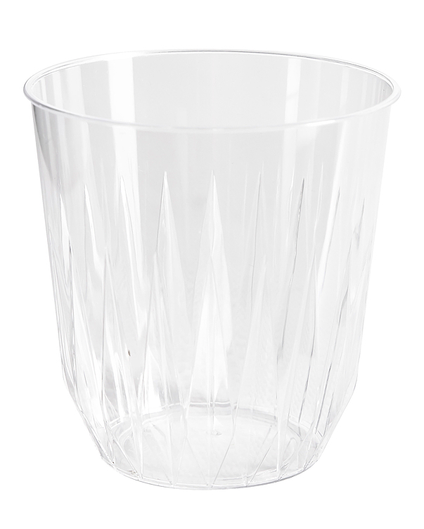 Plastglass 25cl diamond  30stk