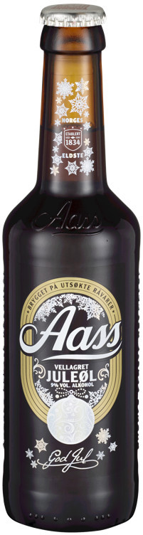Aass vellagret juleøl fl 9% 24x33cl