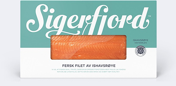 Ishavsrøyefilet m/skinn      kg