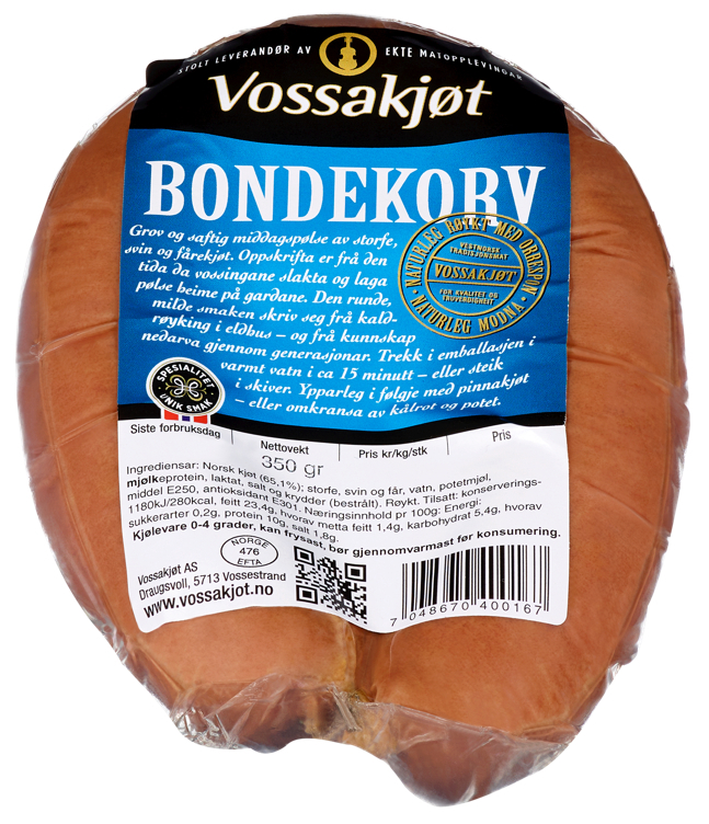 Bondekorv (sausage) 350g