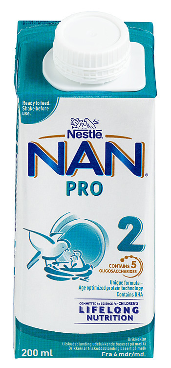 Nan pro 1 drink ready from 6 month   200ml