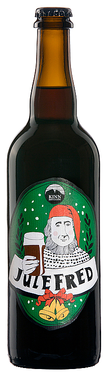 Kinn julefred overgjæra øl  4,7%  12x75cl