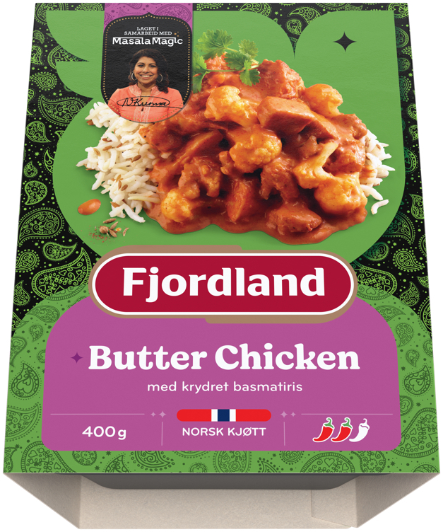 Masalamagic butter chicken i skål 400g