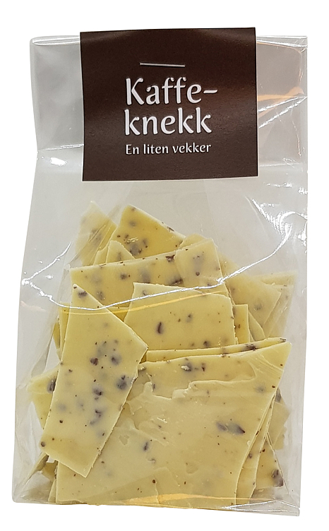 Kaffeknekk hvit sjokolade 100g
