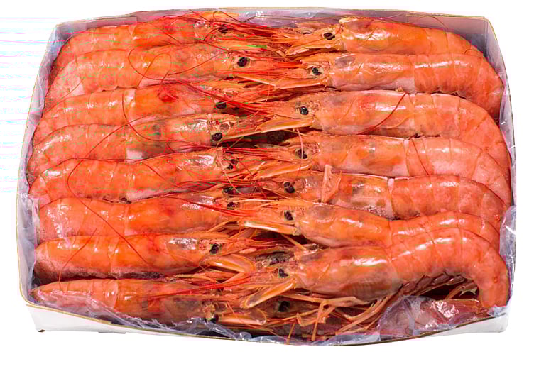 Argentinske villreker hele 10/20 2kg