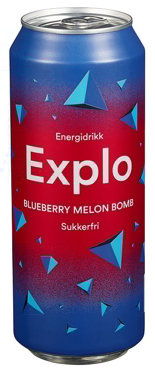 Explo blueberry melon bomb sukkerfri bx   24x0,5l