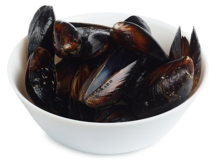 Common mussel boiled 40/60 iqf frozen  1kg